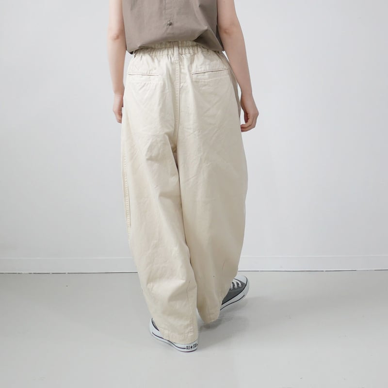 HARVESTY ｜ ハーベスティ | チノクロスサーカスパンツ | アイボリー |