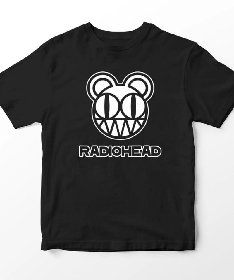 刺繍 RADIOHEAD レディオヘッド ゴールドししゅうTシャツ 黒 S 刺繍