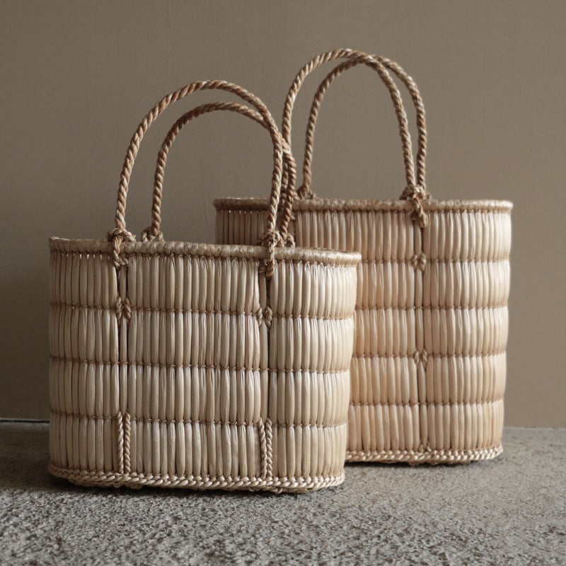 蒜山のがま細工/手提げ籠 （M） | archipelago