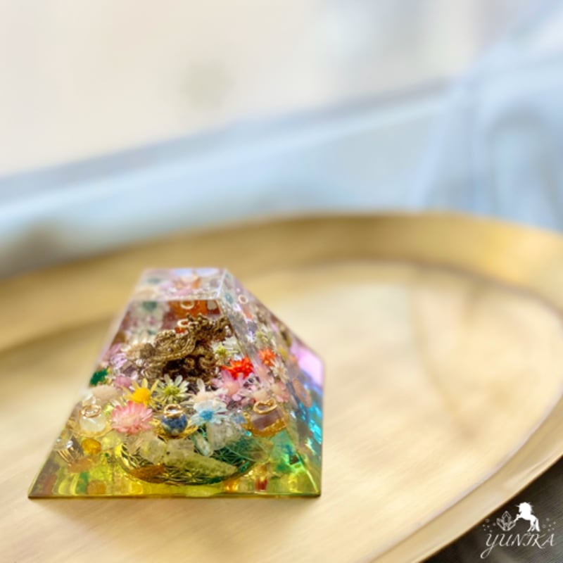 邪気を退け財を呼び込む四霊獣〜龍亀(ロングイ)オルゴナイト・限定