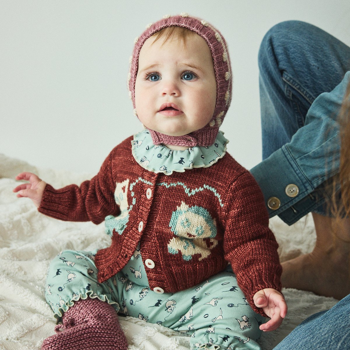 ロンパース・カバーオール misha & puff pierrot onesie 6-9m