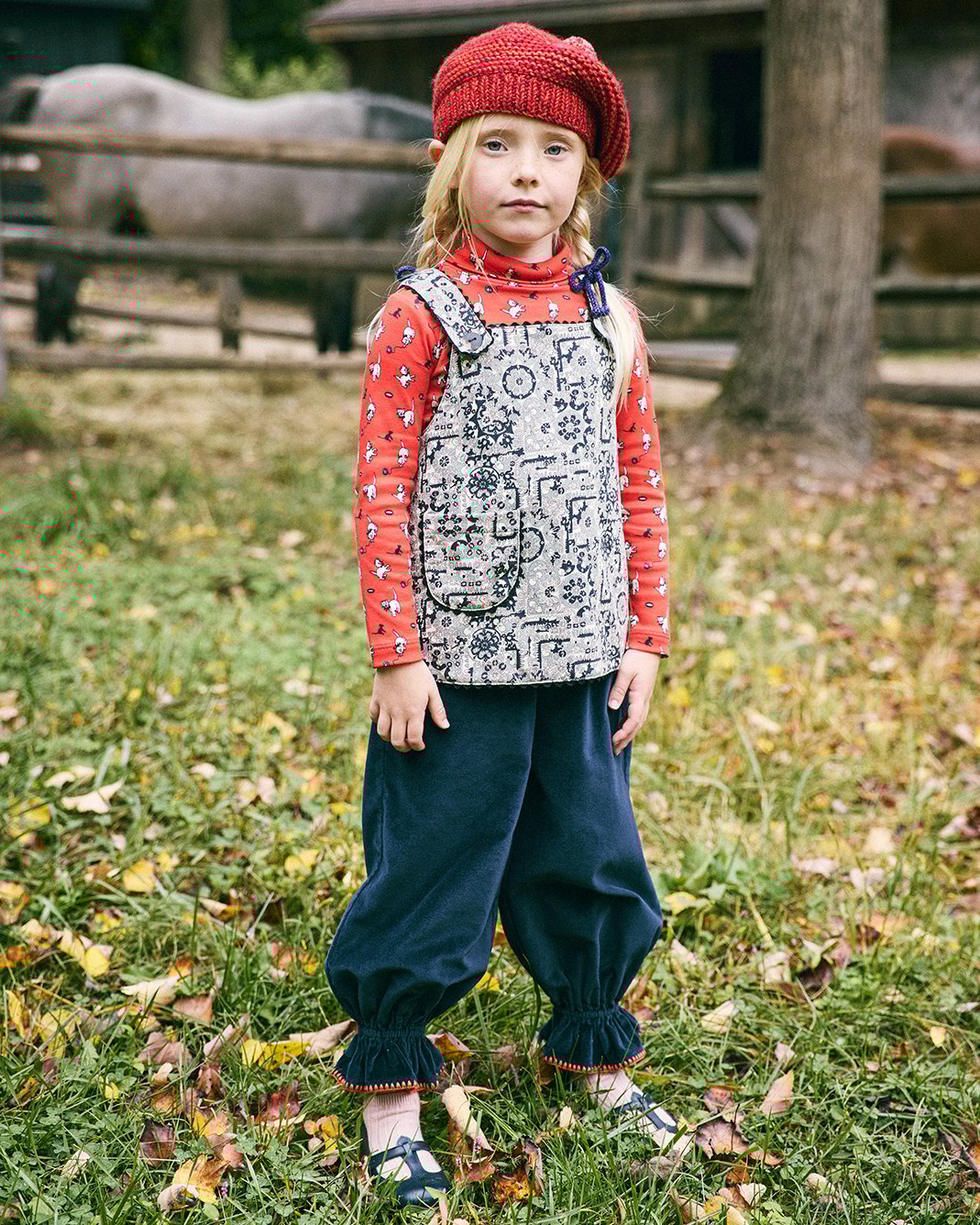 ボトムス misha&puff A-Pant Railroad Floral 2y A-Pant – Misha & Puff