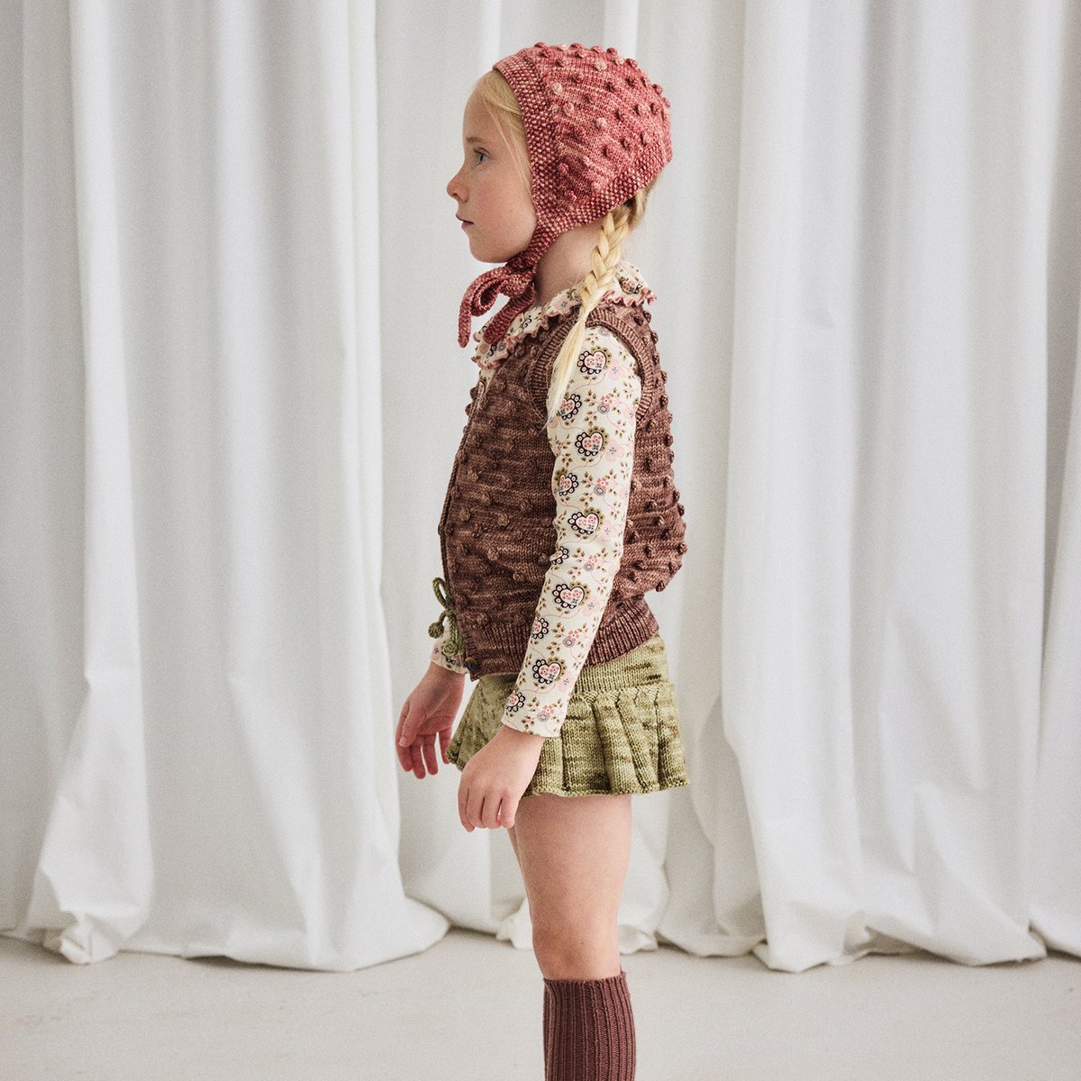 Misha & Puff / Auggie Popcorn Vest - Affogato |