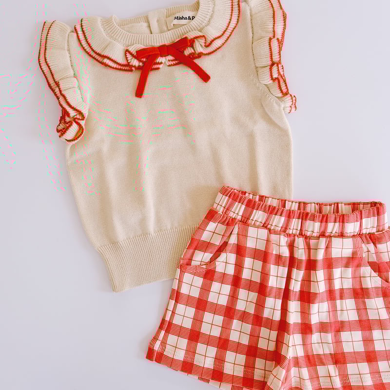 Misha & Puff / Cycling Short - Tomato Piazza |