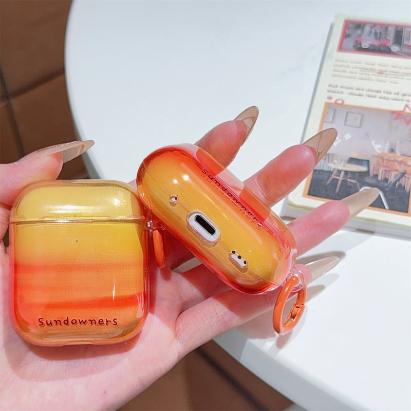 希少色 バレンシアガ AirPods Pro ケース エアポッズプロ オレンジ