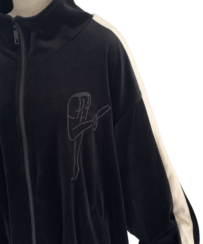 ベロアトラックジャケット / Velours Track Jacket | FICTION T