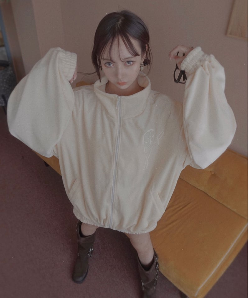 ベロアトラックジャケット / Velours Track Jacket | FICTION T