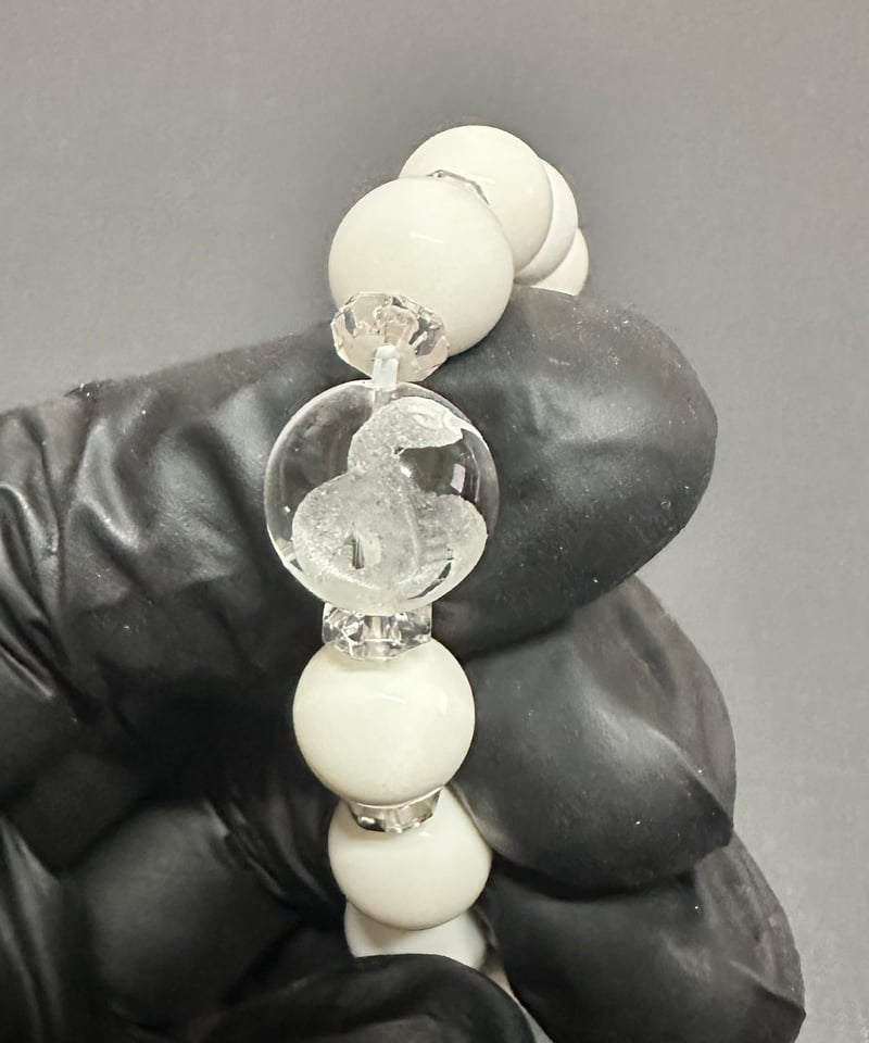 白蛇開運ブレスレット 女性サイズ | うさぎ屋