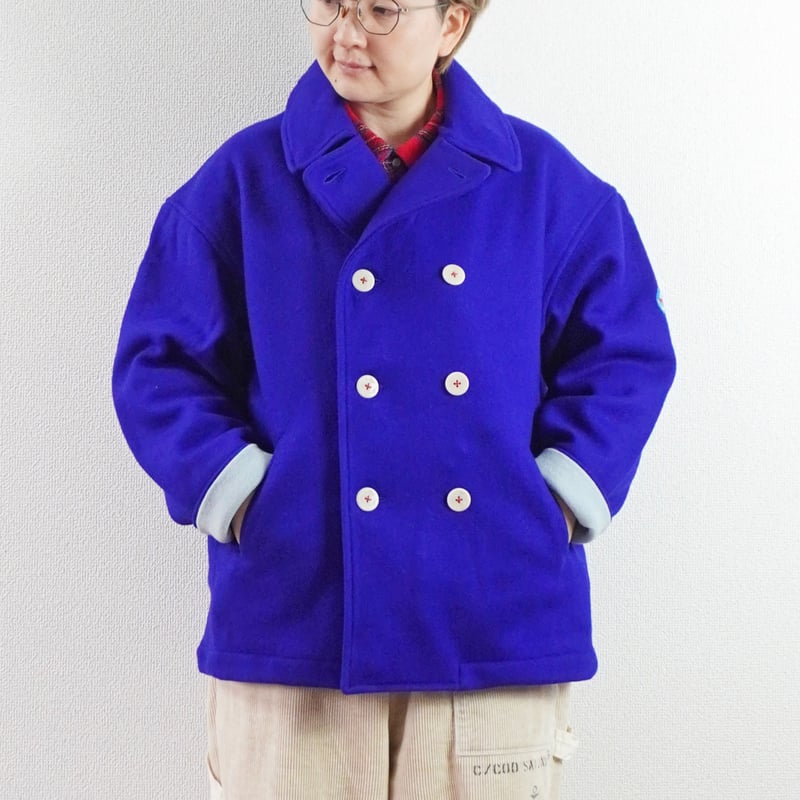 レディース＊快晴堂-軽いカットメルトン Pコート（1枚仕立て）43JK-47