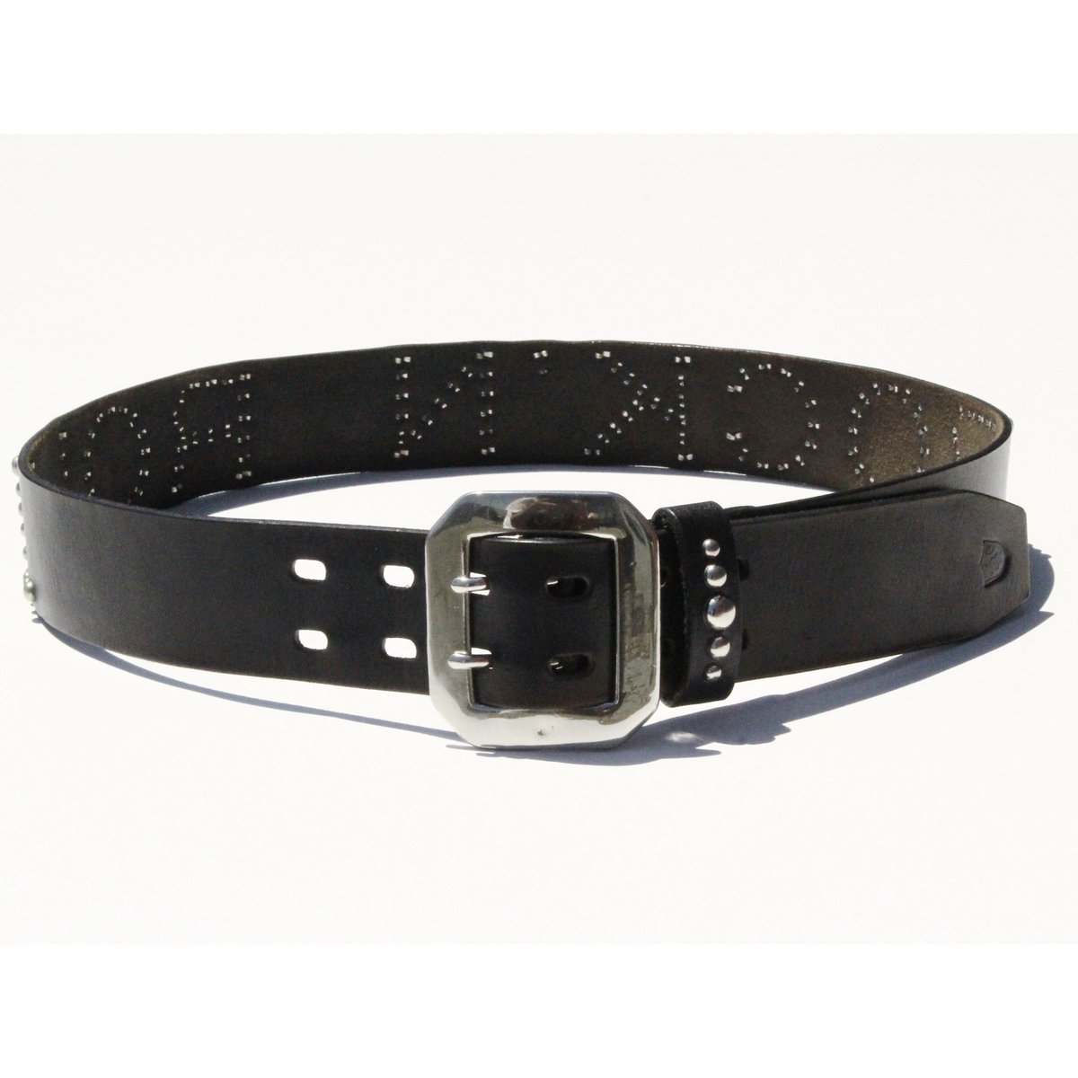 オリジナル スタッズワーク レザーベルト “ROCK'N ROLL” | Poisonivy'