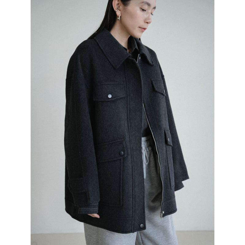 予約販売》HANDMADE pocket coat/2colors_no0490 | NOKCHA