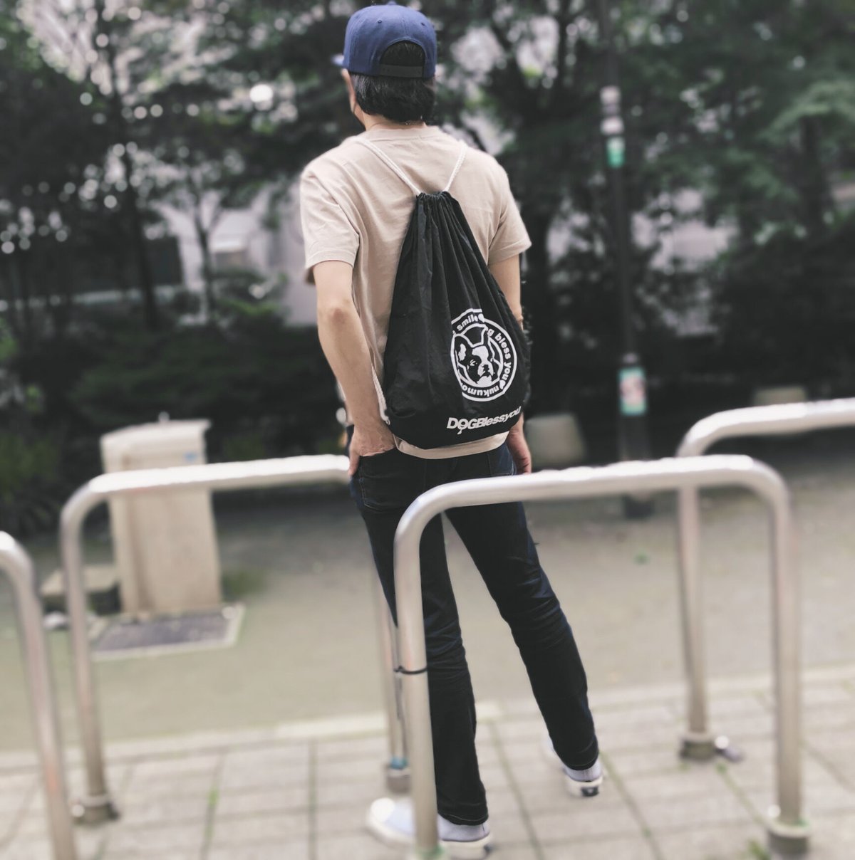 DOG BLESS YOUナップサック／black ( Lady's/Men's) | DO