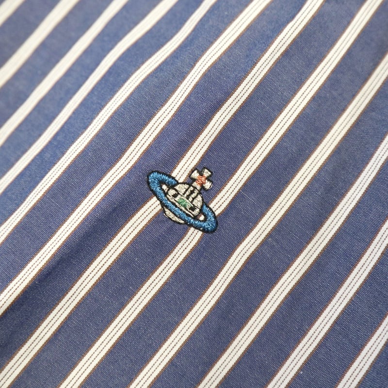 Vivienne Westwood MAN コットン ストライプ シャツ 46サイズ | Da