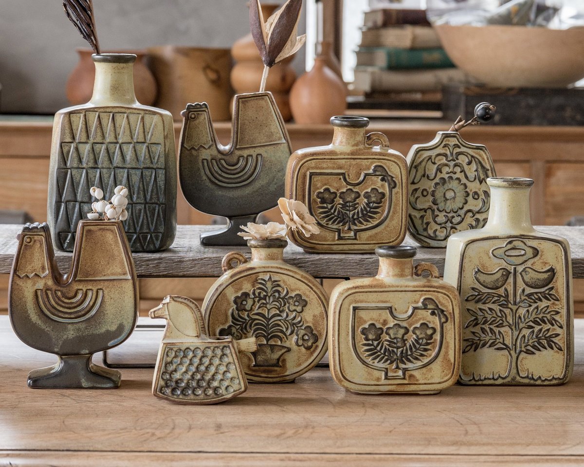 一輪挿し 手付四角瓶(with a grip square)【かしわ窯】 | ドライ