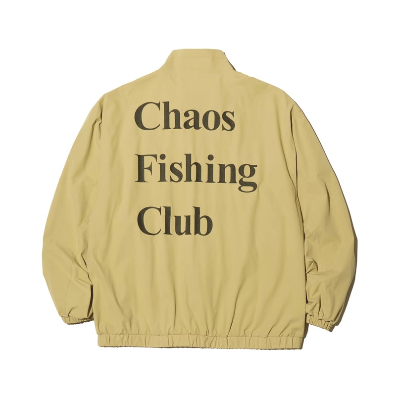 Logo Track Jacket BEIGE | Chaos Fishing Club