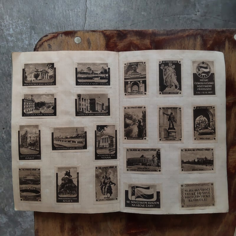 チェコのマッチラベル帳／スクラップブック | Gemisch