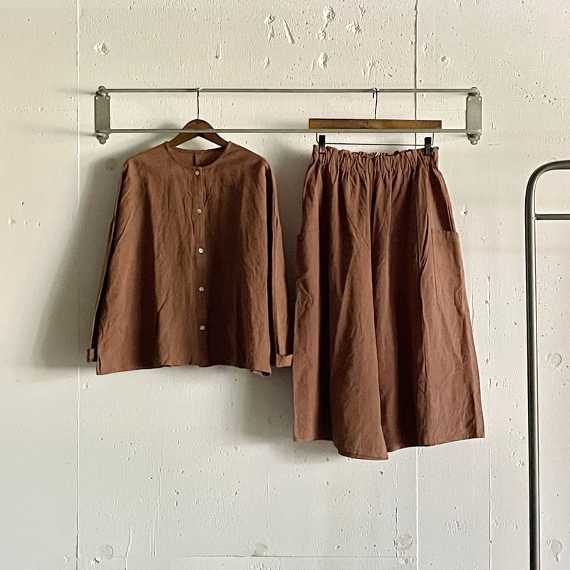 YAMMA 丸首ボタンシャツ/会津木綿 | zakkayaline