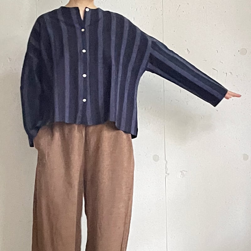 YAMMA 丸首ボタンシャツ/会津木綿 | zakkayaline