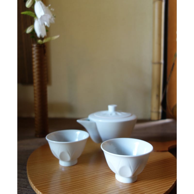 Masamitsu Kawai 白磁そぎ煎茶碗 or ぐい呑み | g's gallery