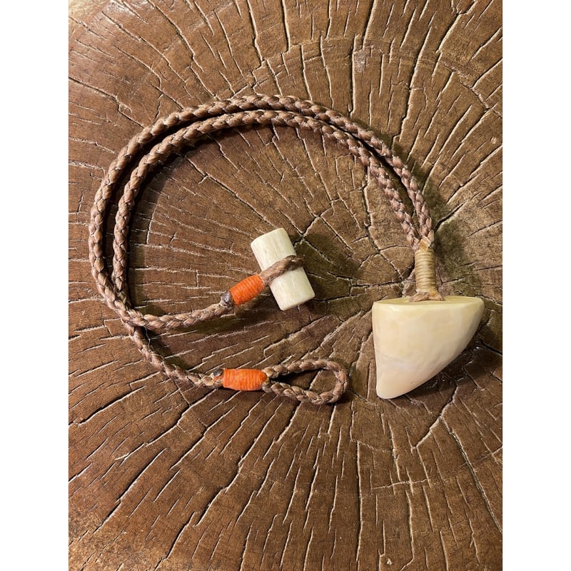 ボーンカービング鯨歯ネックレス WL-368 | Ocean's Bone Carvings