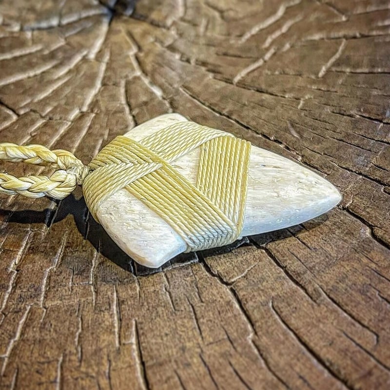 ボーンカービング鯨骨ネックレス WB-168 | Ocean's Bone Carvings