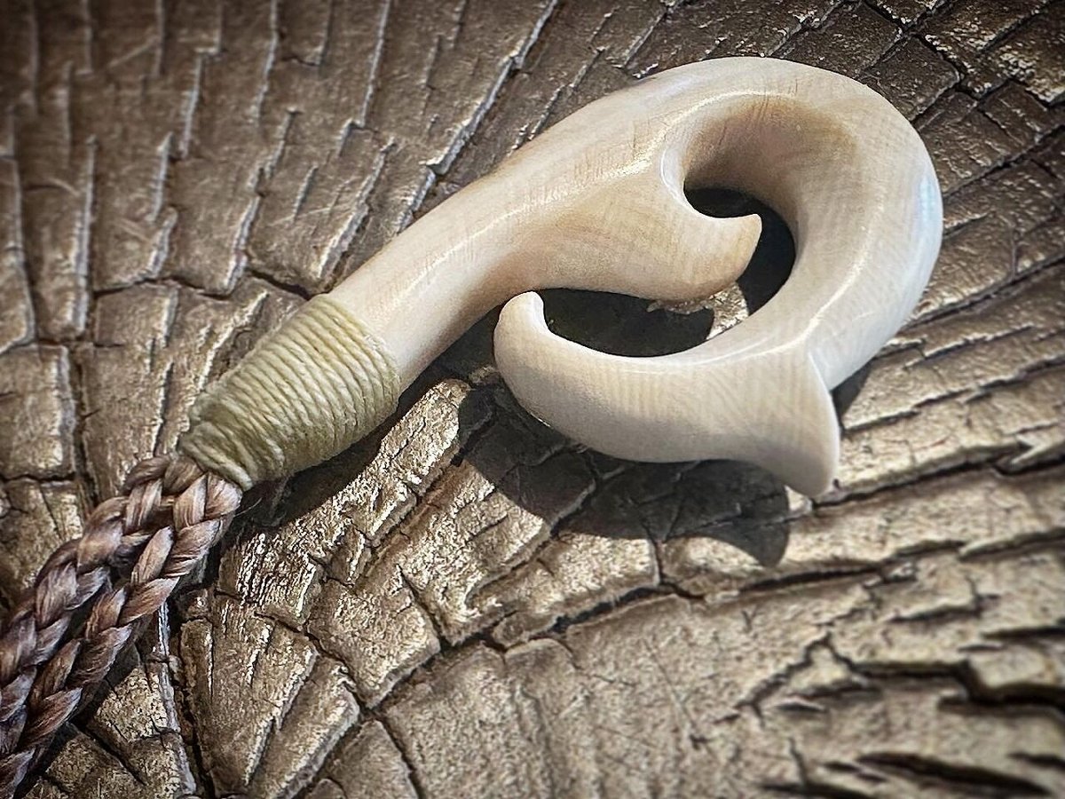 ボーンカービング マンモス牙HOOK MT-193 | Ocean's Bone Carvings