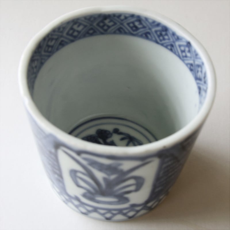 S-26 古伊万里 KOIMARI 岩水仙 竹文 蕎麦猪口 | imarimaru