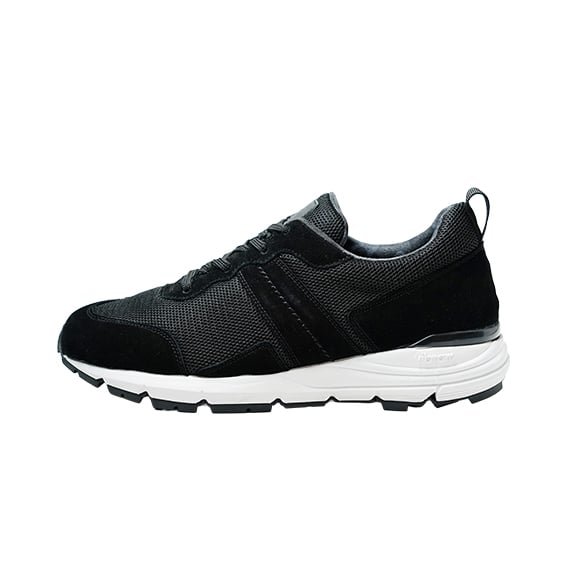 素材別注 VIBRAM ソール｜Black suede sneaker｜Z6000-01 |