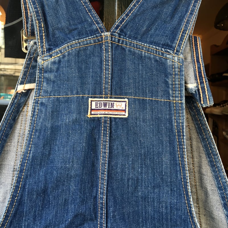 EDWIN 101 オーバーオール 38 MEDIUM ヴィンテージ 入手困難 楽天市場