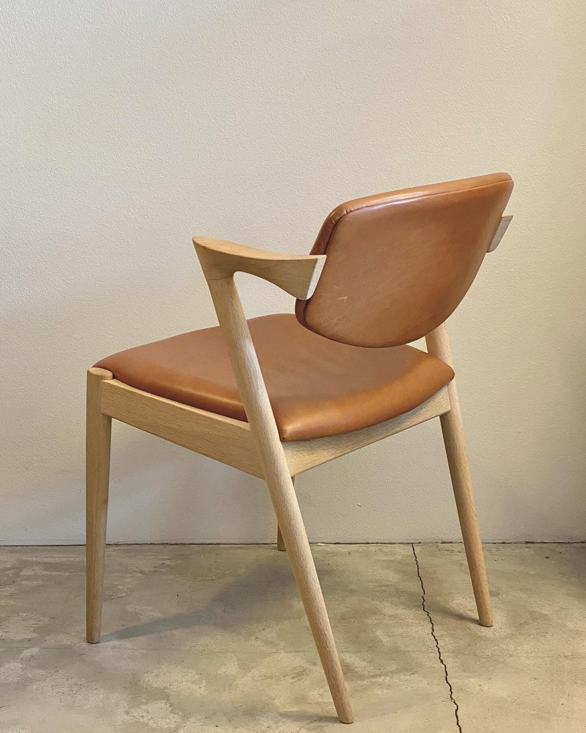 受注生産品】Dining Chair No.42 | Oak Soap Finish × D