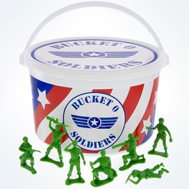 トイストーリー』バケツにグリーンアーミーメンが75体入った