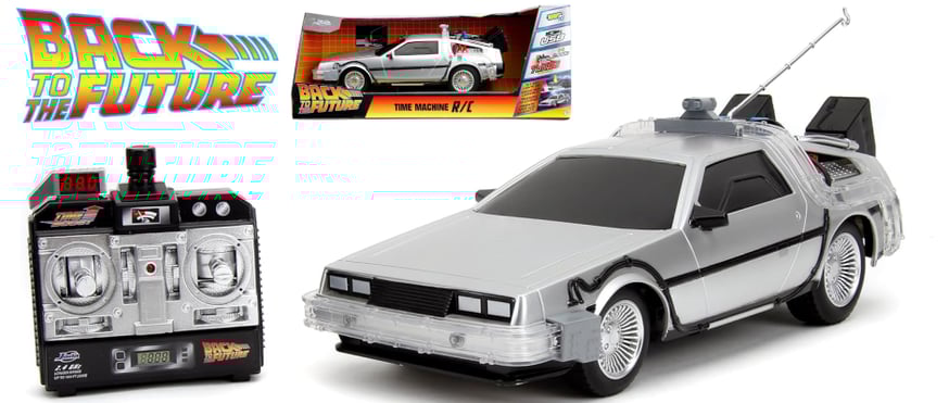 Jada Toys「バック・トゥ・ザ・フューチャー」1/16 デロリアンのRCカー