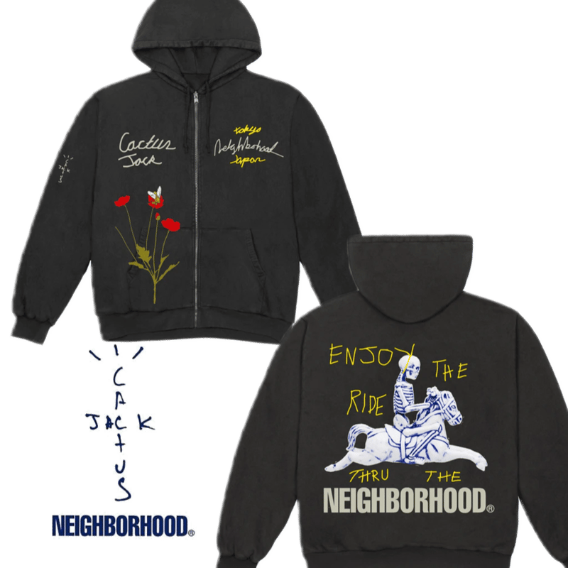 Travis Scott ✖︎ neighborhood /Cactus Jack zip