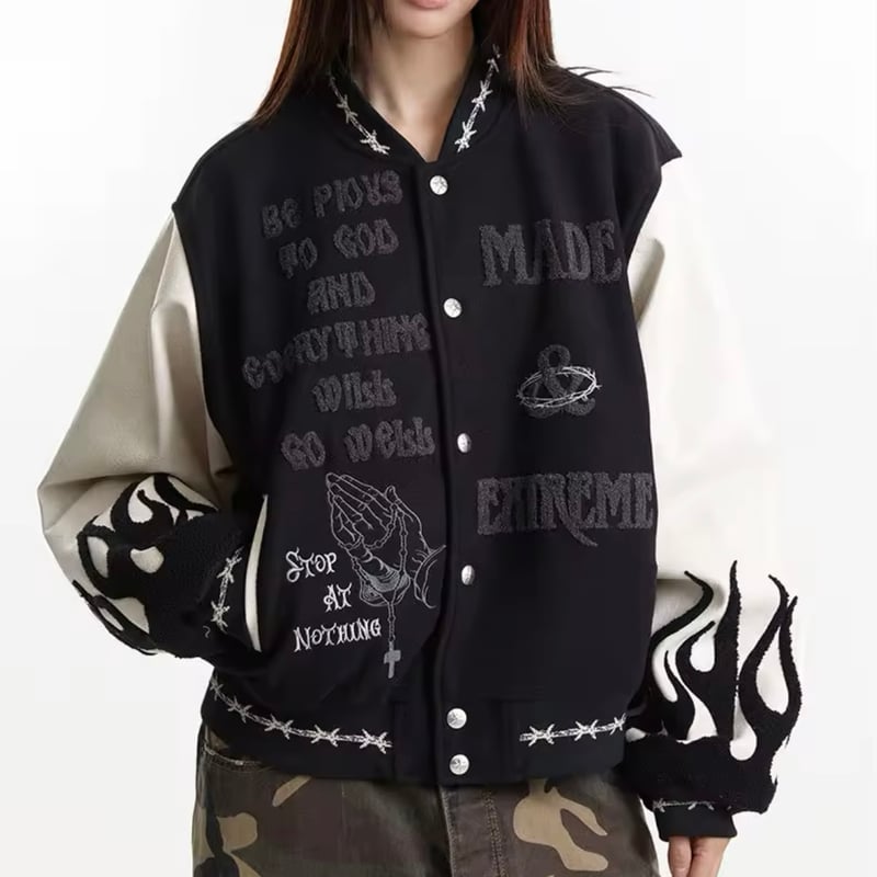 MADE EXTREME/ Christ stadium jacket BLACK | BIN