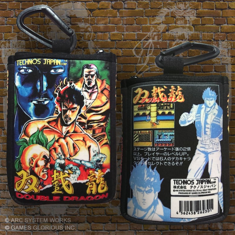 ダブルドラゴン FCカセット箱型 携帯ポーチ | games-glorious