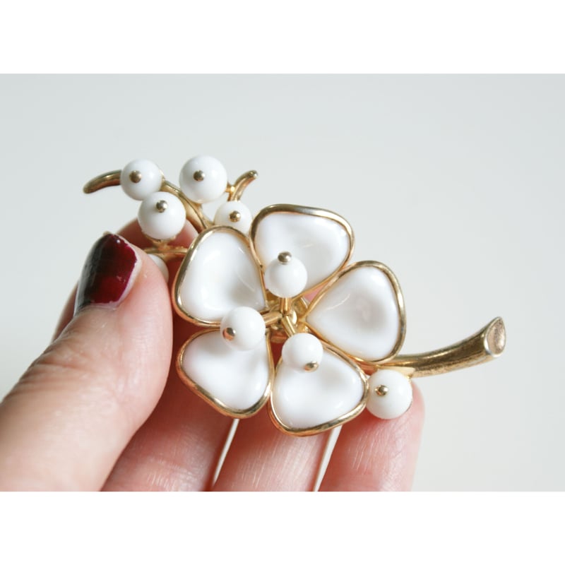 TRIFARIトリファリ アルフレッド・フィリップ ミルクガラス カメリア