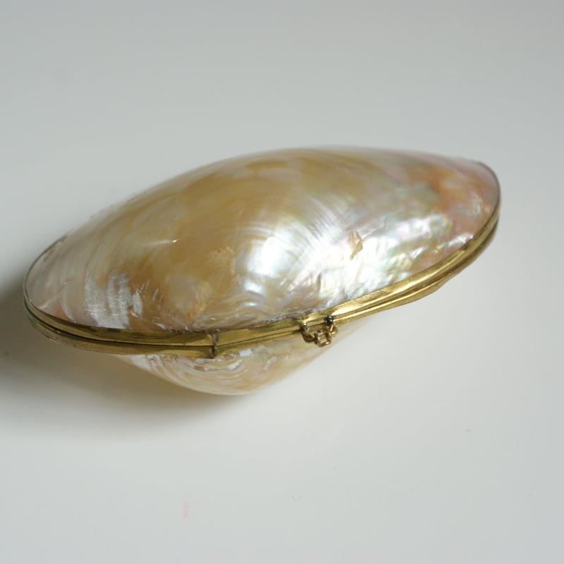 シェル マザーオブパール 小物入れ ロザリオケース / ヴィンテージ