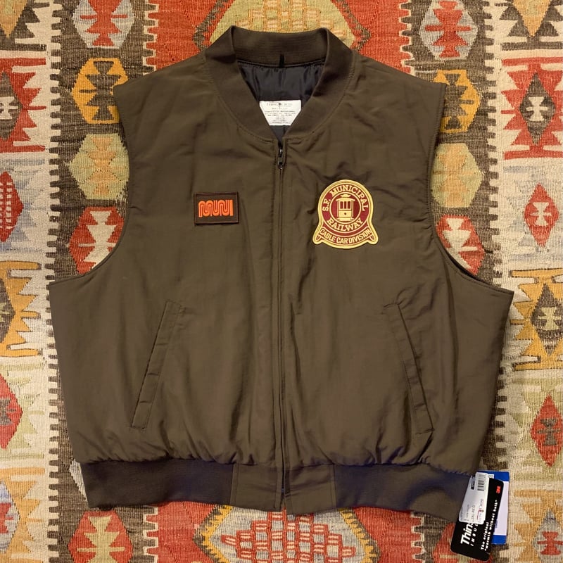 希少】muni SF San Francisco 2XL ベスト USA製 希少】muni SF San