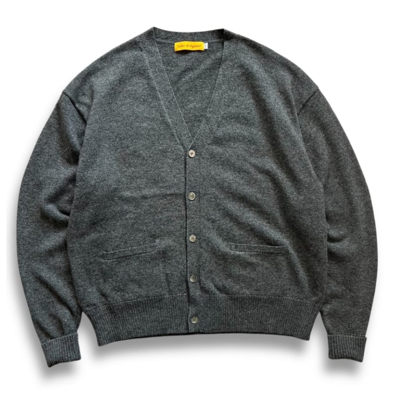 Color at Against / Wool Cardigan / Charcoal Gre