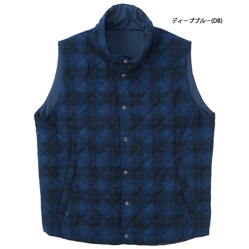 BS294ウールチェック・リバーシブルベスト/メンズ | beaspo Outlet Store