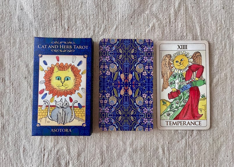 再入荷〉あそびトランプ堂｜CAT AND HERB TAROT | 雑貨と作家もの リリ