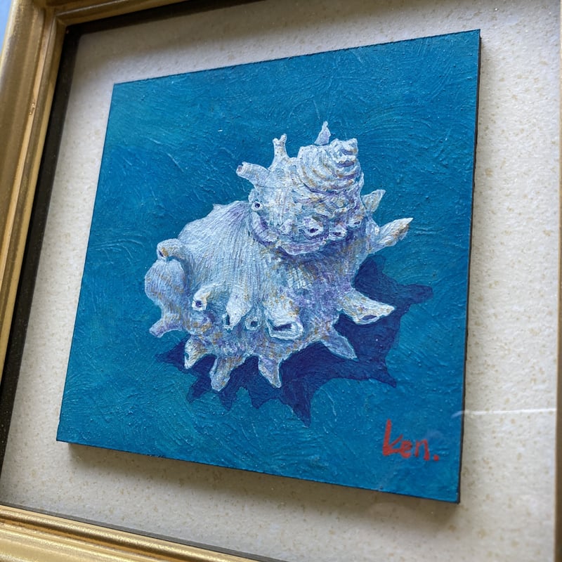 さざえ」板絵テンペラ画 | ようこそ！ アトリエ・ルネッサンス