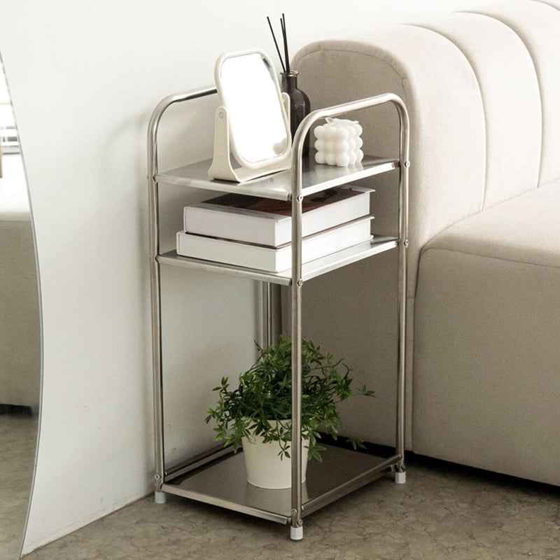 モジュール ステンレス 3段 ラック サイドテーブル | 70PARK