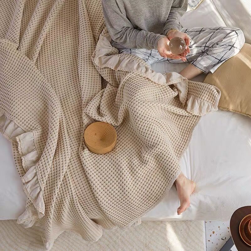 ワッフル コットン マルチカバー ブランケット 全4色 | 70PARK