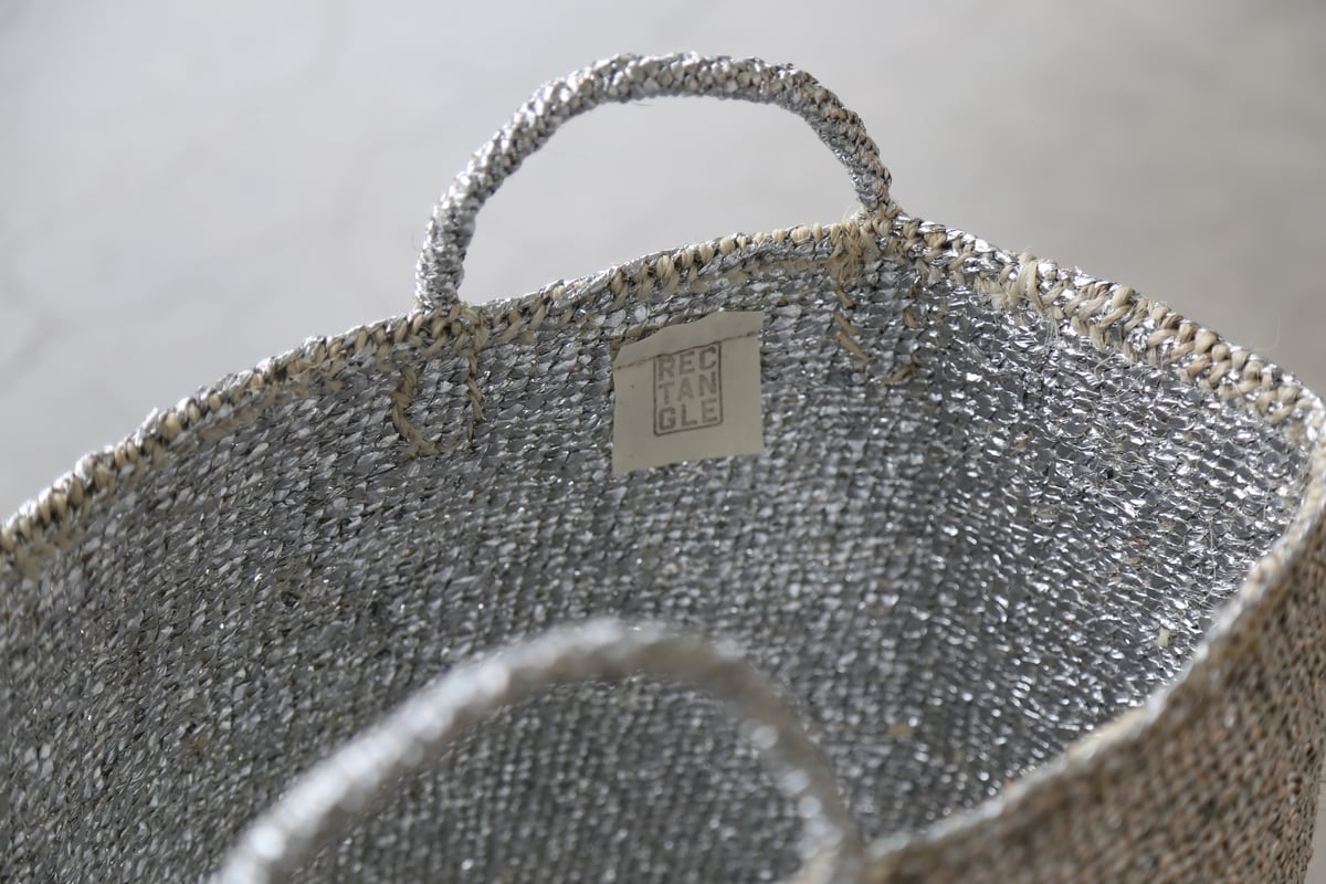 RECTANGLE | シルバーバスケット | 絲佳 online store