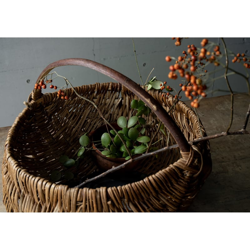 フランスアンティーク大きなパニエ | BOLT antique &brocante＋design