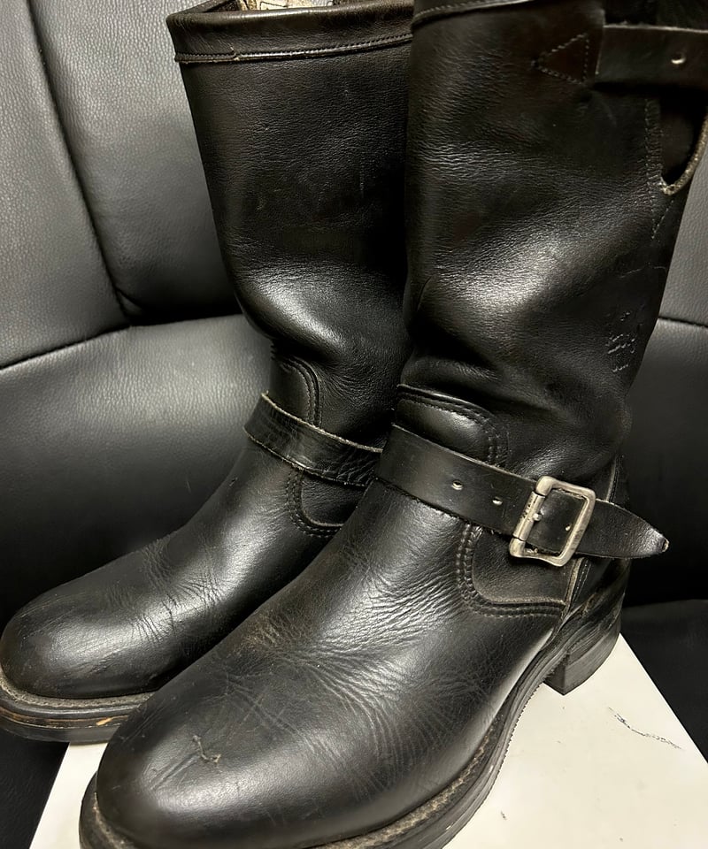 R&RナインティーズCHIPPEWA茶芯PT91エンジニア〉90年代U.S.A.製CHIPP