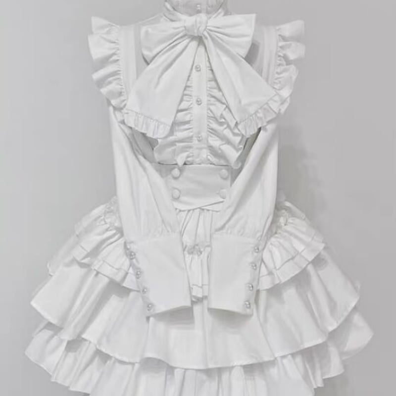 CATCOCOON】クラシカルドール長袖ブラウス＆スカート【4色】 | はれあめ