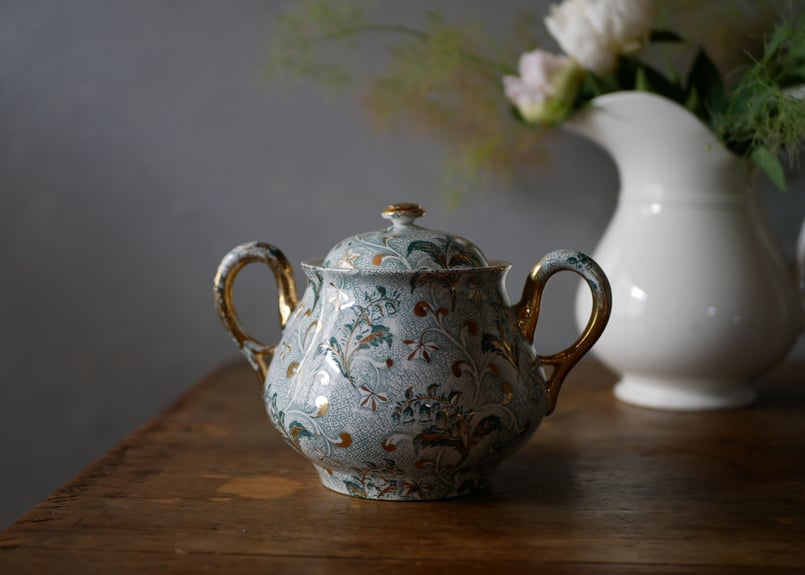 MUGUET すずらん クレイユモントロー シュクリエ フランスアンティーク