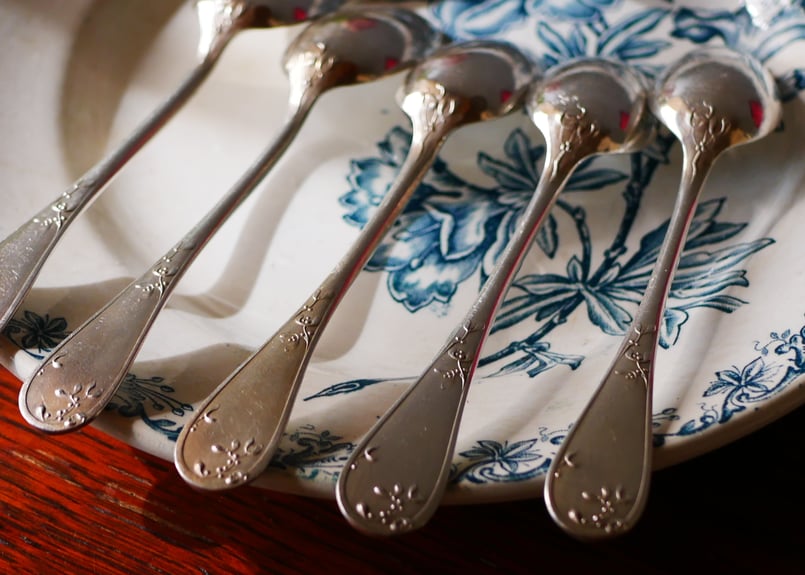 STOCK→1本 ERCUIS エルキュイ 宿り木 シルバースプーン フランス